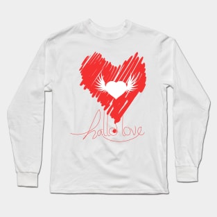 Hallo Love Long Sleeve T-Shirt